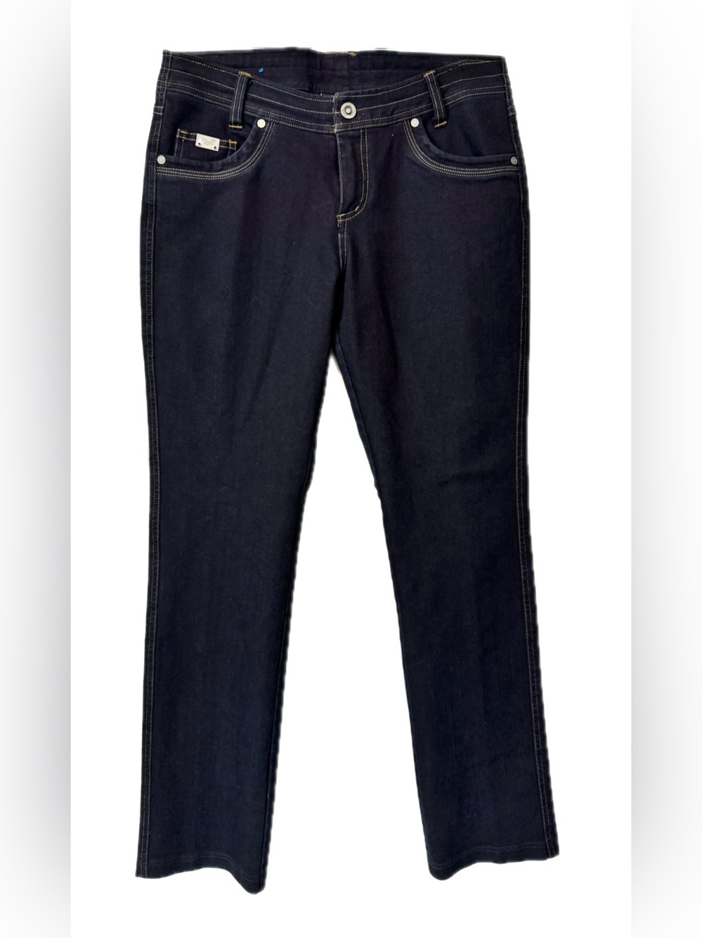 KÜHL Dark Wash Straight Leg Jeans Women’s 10 Short Stretch Denim